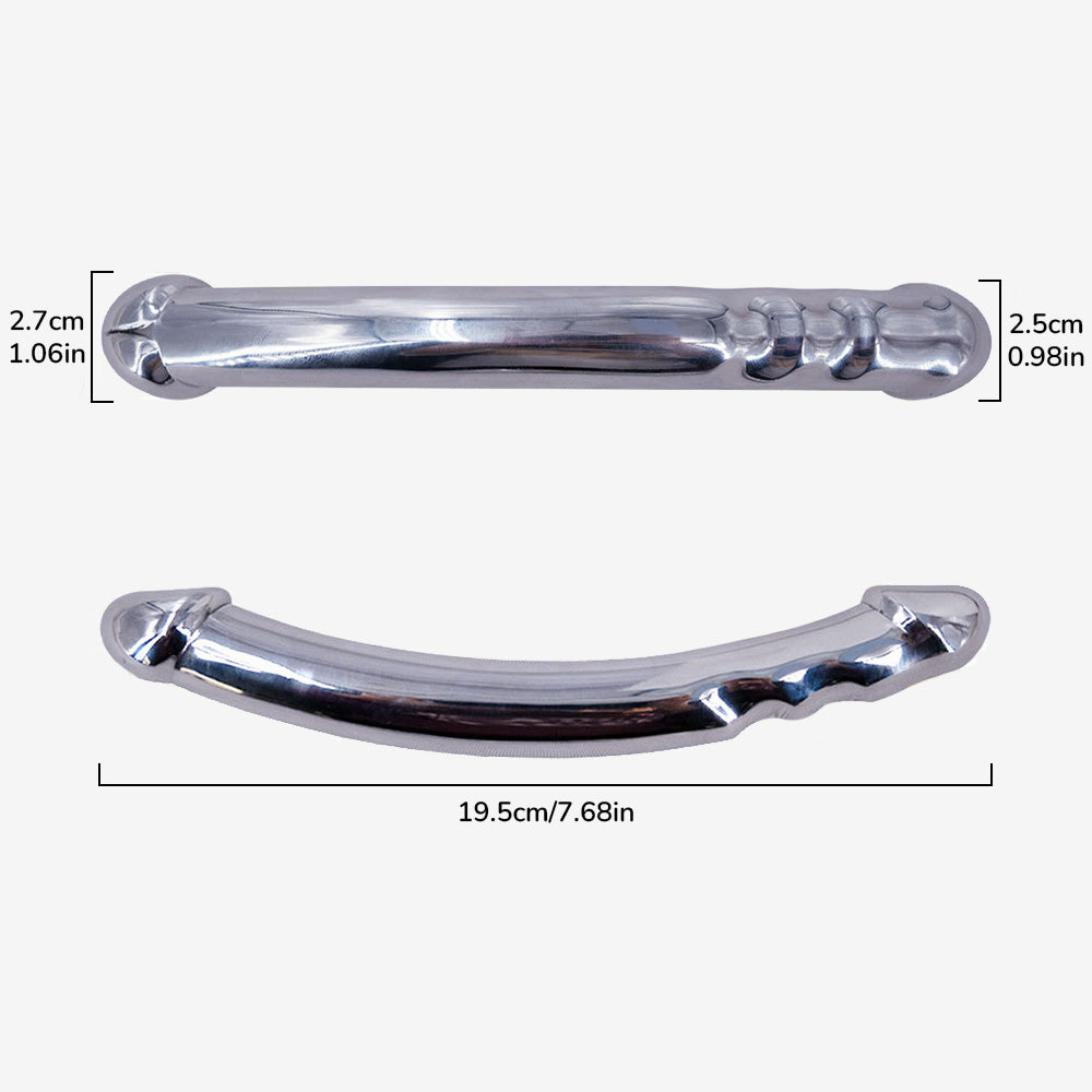 Arc Curve Dual Ended Stainless Steel Dildo