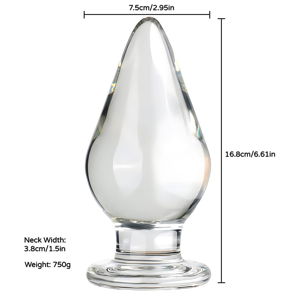diamond-shape-large-glass-butt-plug-7.5cm-size