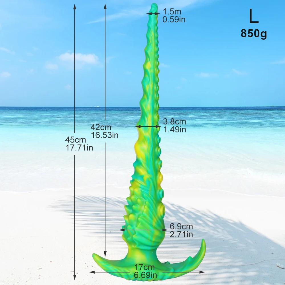 green-long-wearable-tentacle-plug-size-L