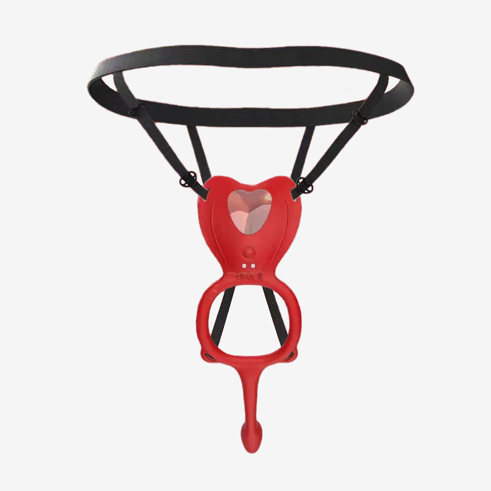 Heart-shaped Wearable Vibrator Panties for PIV Use Luveden Heart-shaped Wearable Vibrator Panties for PIV Use Luveden