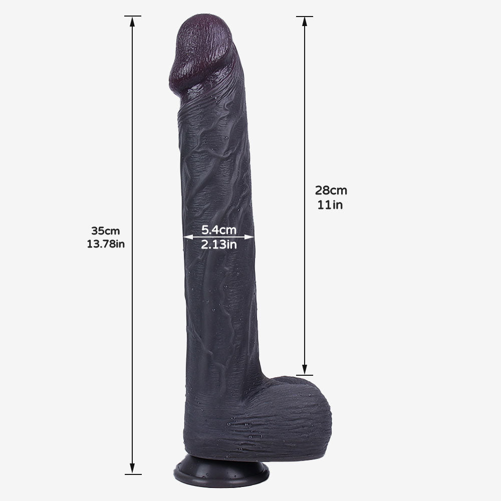 the-spear-extra-long-realistic-dildo-black-size