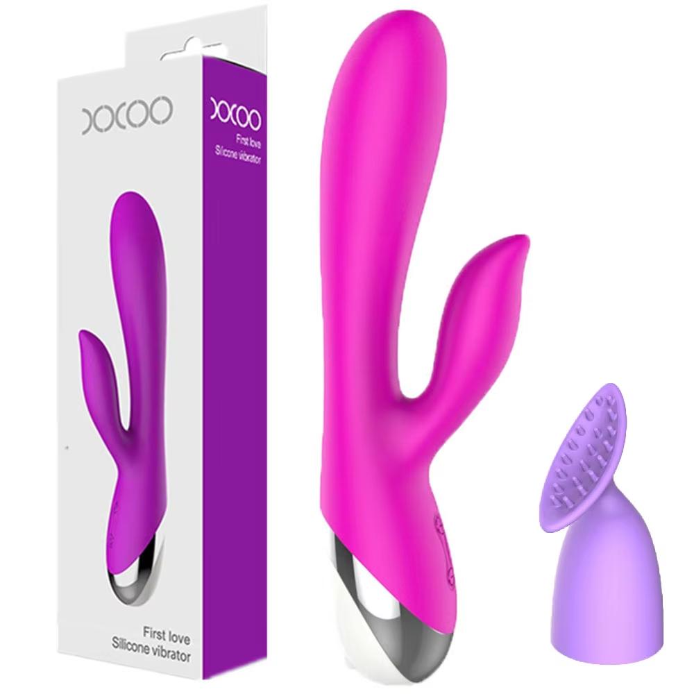 10-speed-double-pleasure-dildo-vibrator-rose-rose-with-rubbing-accessory