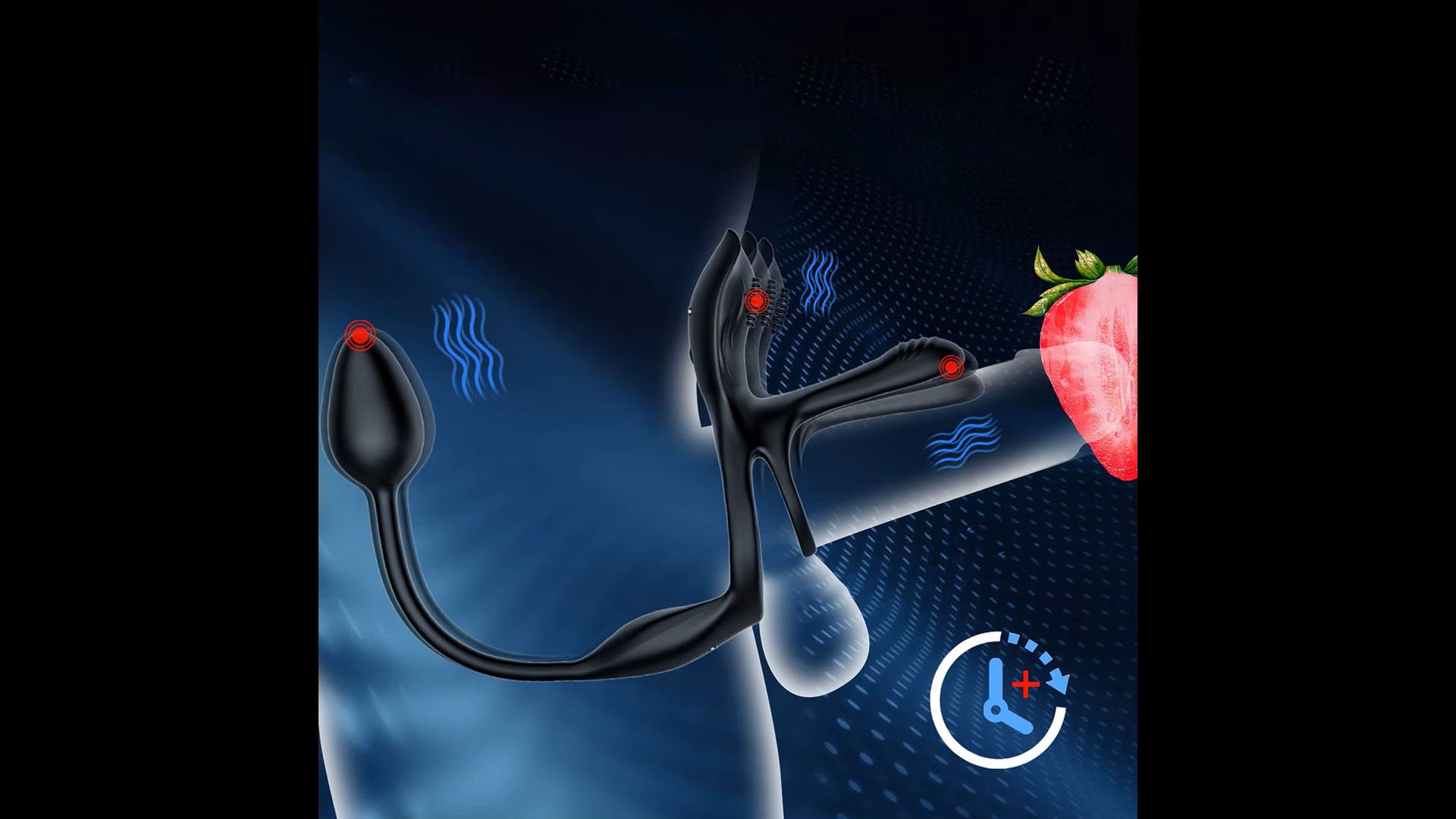 4-in-1 Cock Ring and Prostate Massager Luveden 4-in-1 Cock Ring and Prostate Massager Luveden
