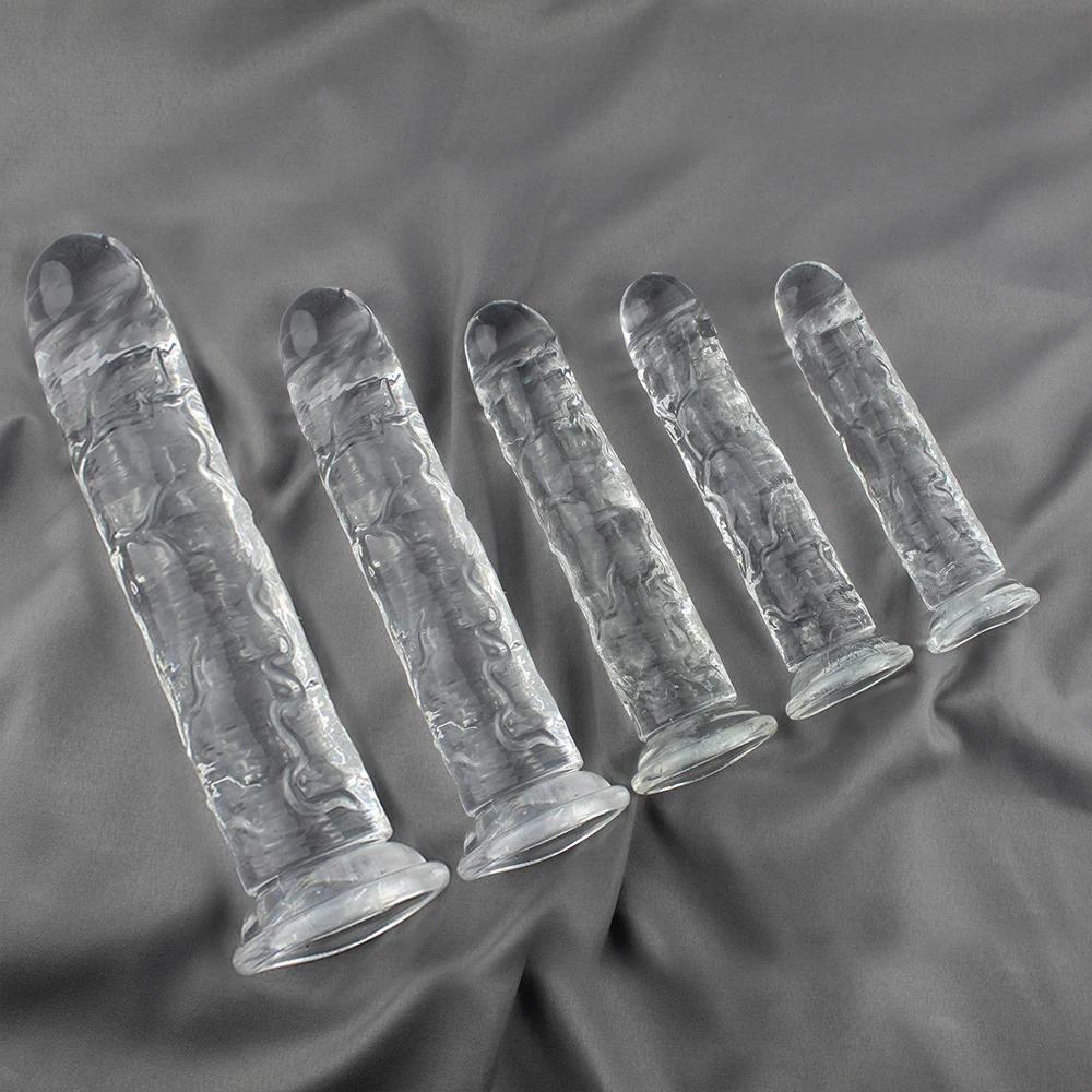 Adjustable-Strap-On-Jelly-Dildo-Set-Display