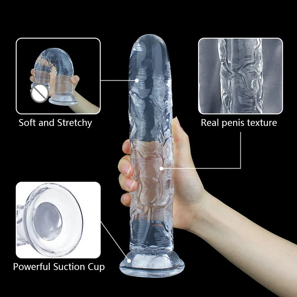 Adjustable-Strap-On-Jelly-Dildo-Set-Features