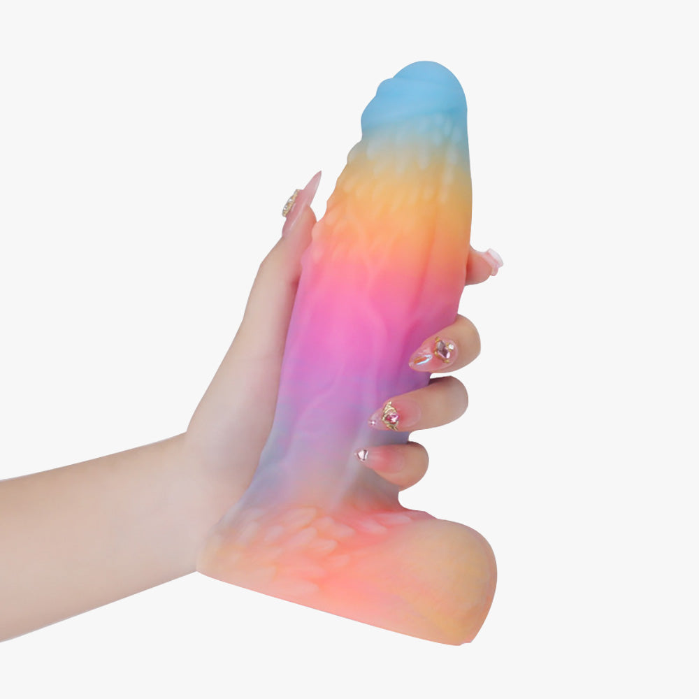 Baize Luminous Colorful Fantasy Dildo
