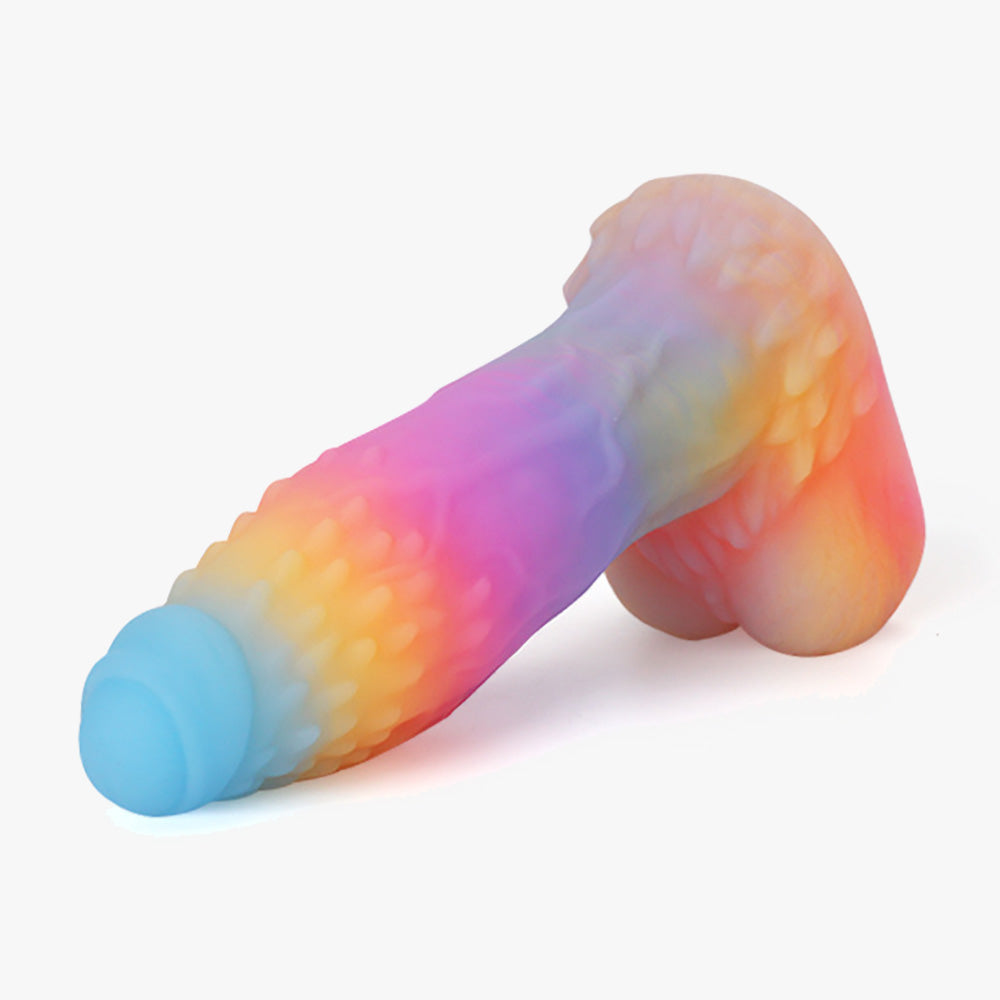 Baize Luminous Colorful Fantasy Dildo