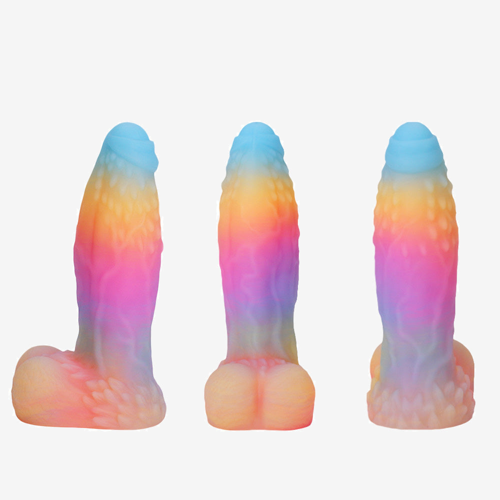 Baize Luminous Colorful Fantasy Dildo