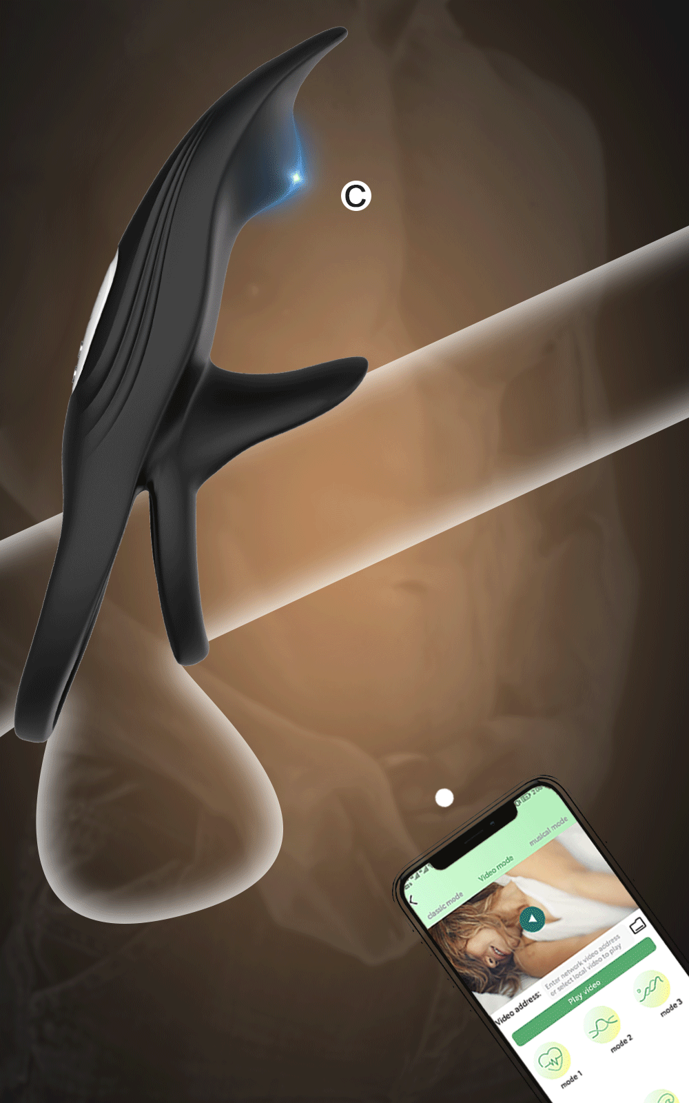 Black-Cat-Couples-Penis-Ring-app-music-mode-stimulate-clit