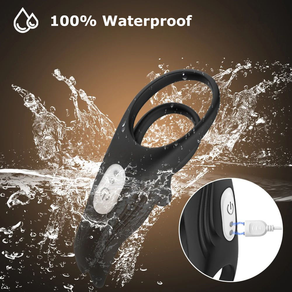 Black-Cat-Couples-Penis-Ring-waterproof