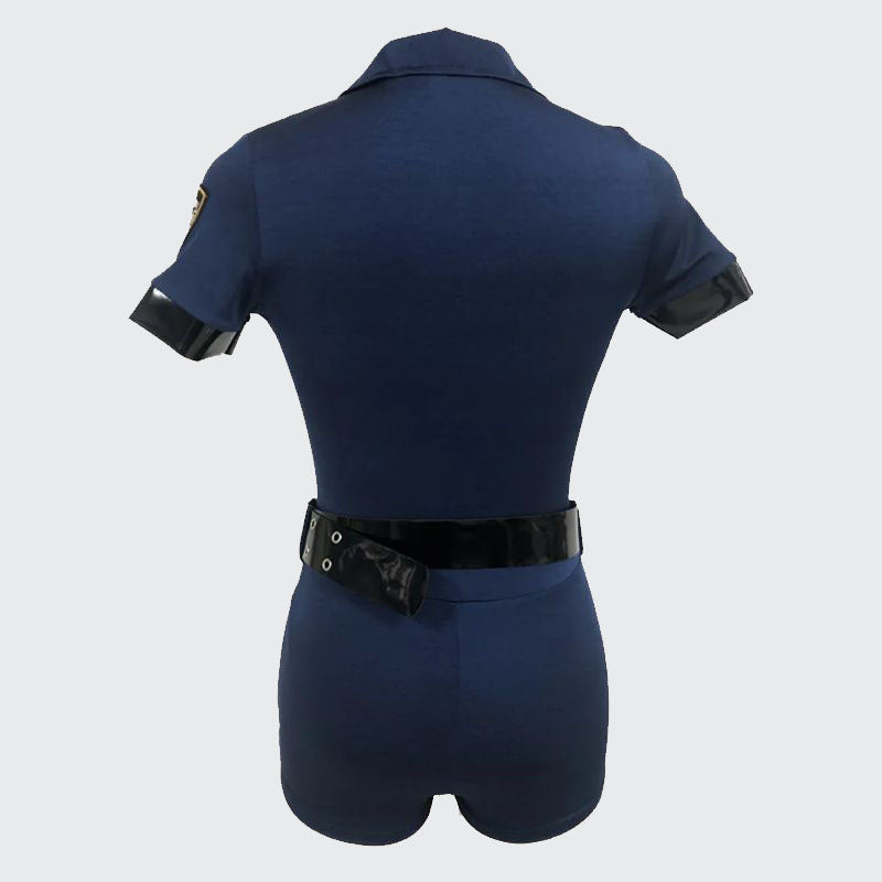 DarkBlueSexyShortPolicewomanCostumeback