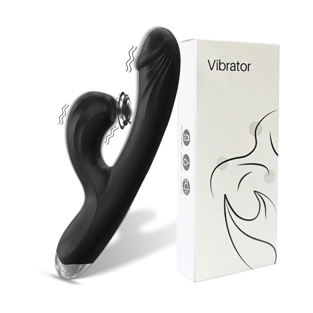 DoubleStimulationRabbitVibratorblack