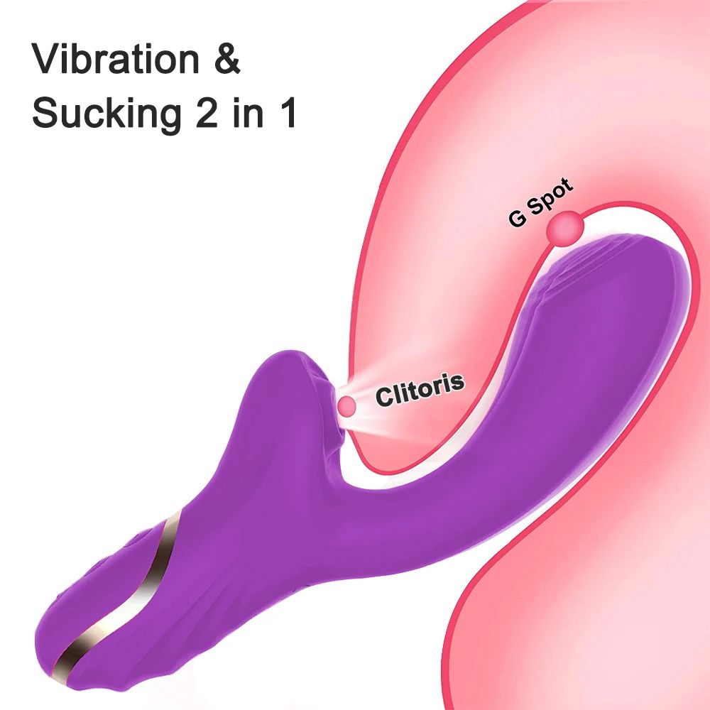 DualStimulationClitSuckerVibrator2in1