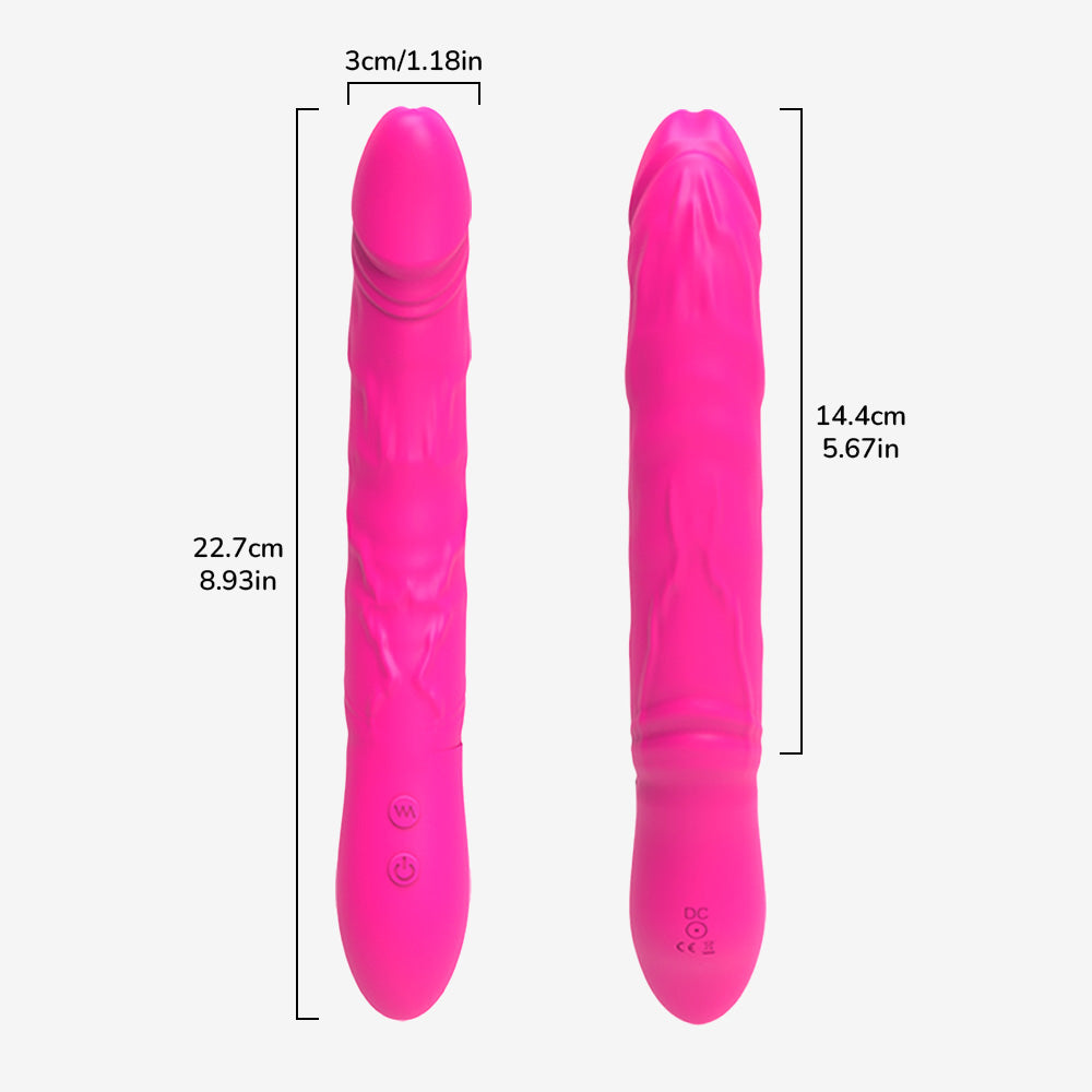 King-2 Swirl Dildo Vibrator