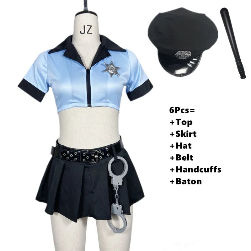 LightBlueSexyPolicewomanUniformA2