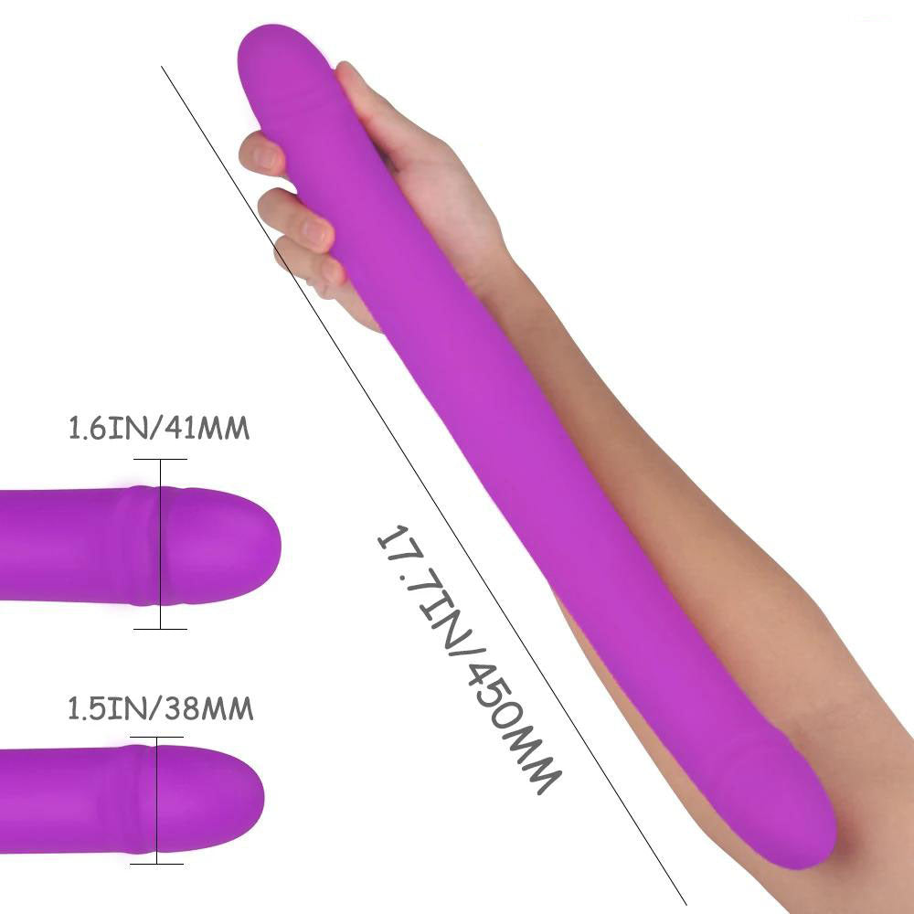 Long-Double-Pleasure-Dildo-Vibrator-45cm-Size