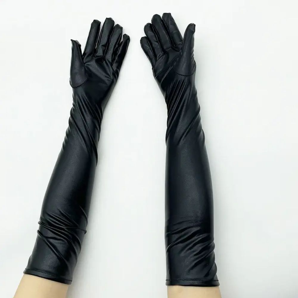 LongPatentLeatherPoleDanceGloves_2