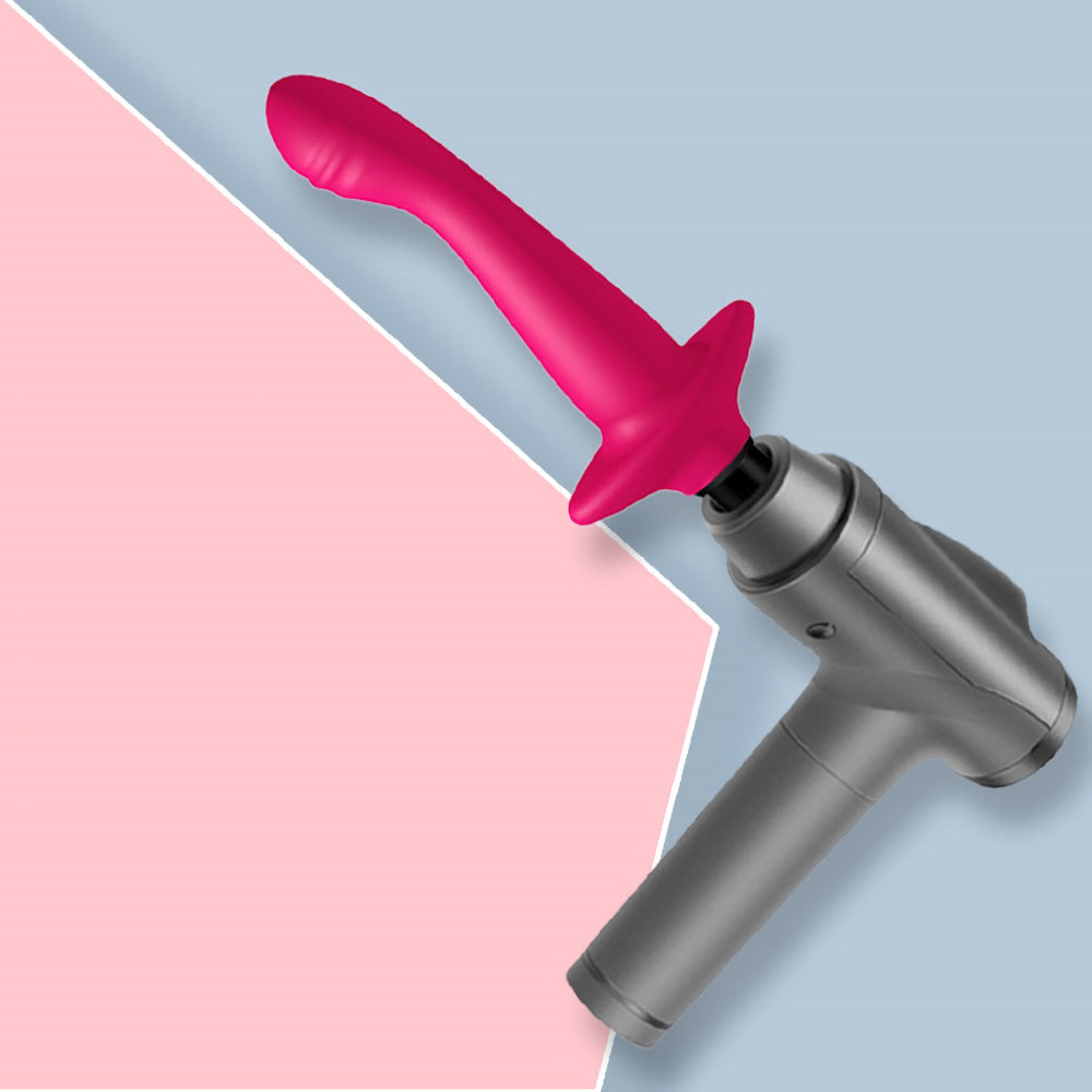 Massage Gun Smooth Dildo Attachment