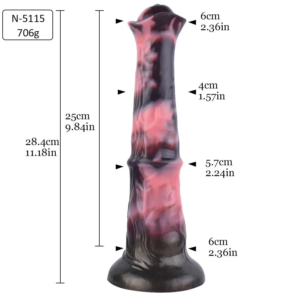 NNSX-fantasy-horse-dildo-N-5115-size