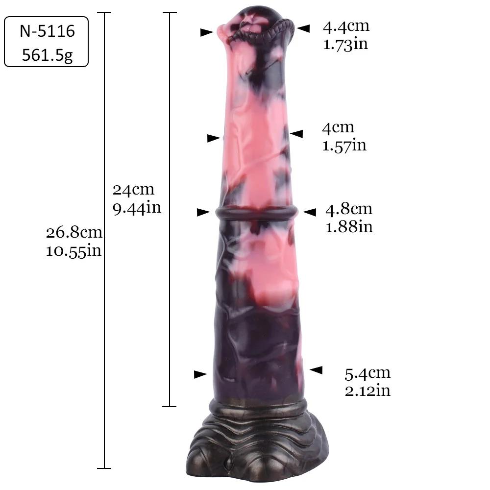 NNSX-fantasy-horse-dildo-N-5116-size