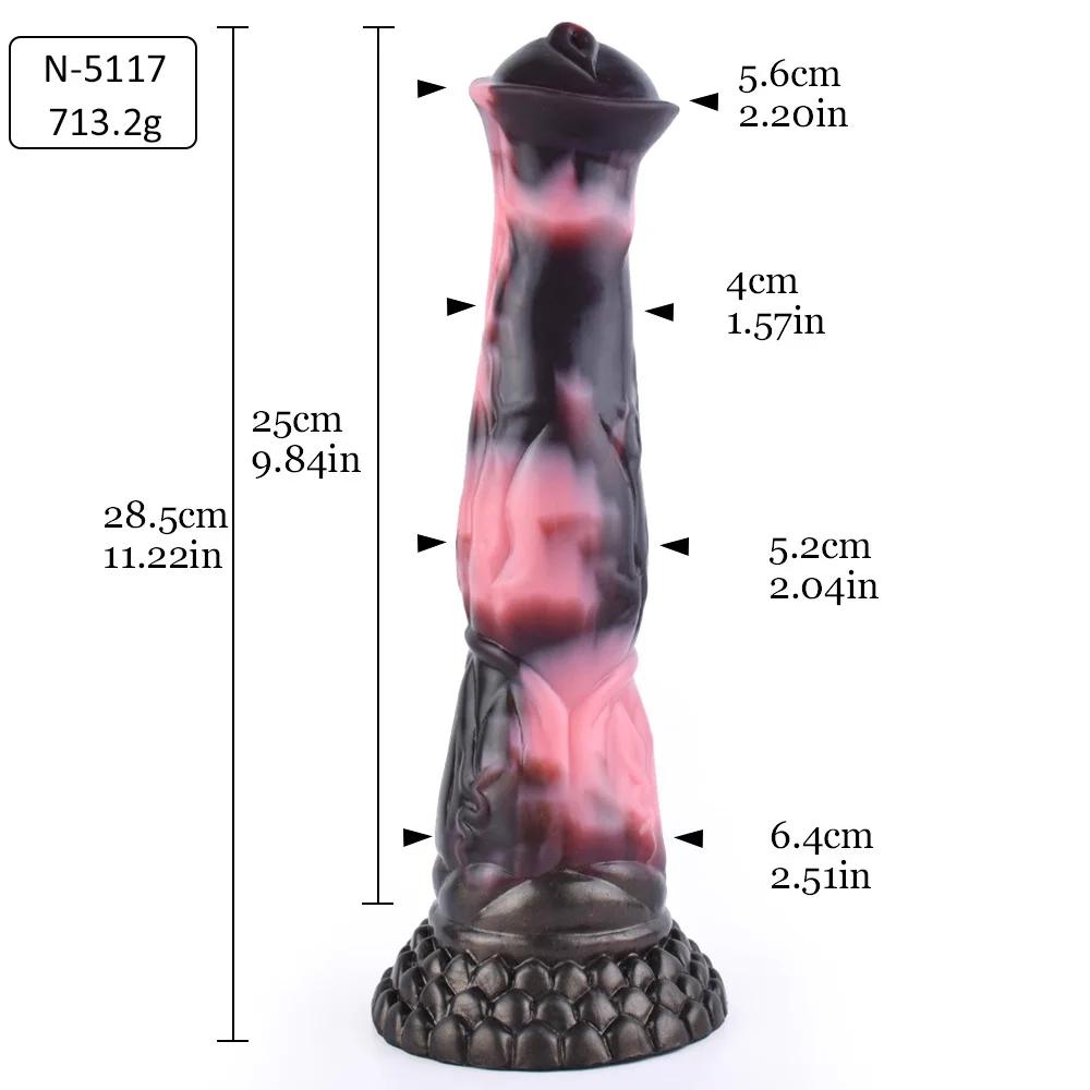 NNSX-fantasy-horse-dildo-N-5117-size