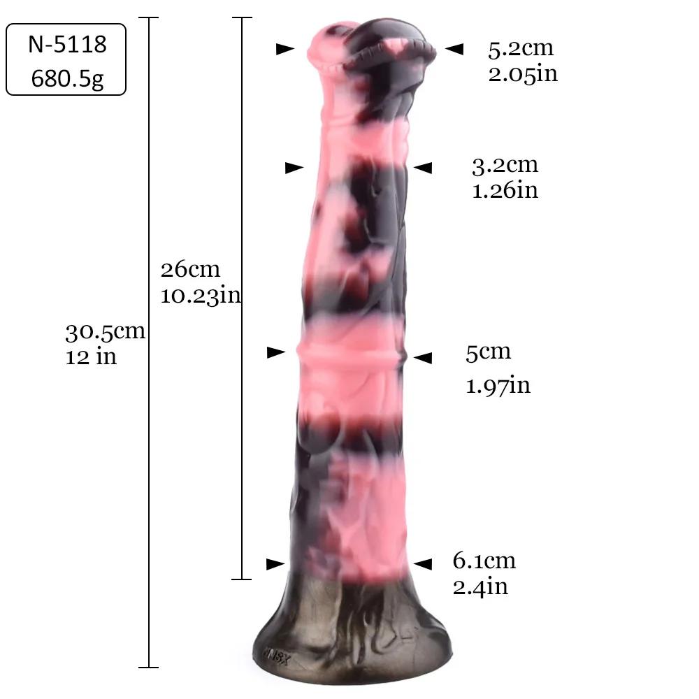 NNSX-fantasy-horse-dildo-N-5118-size