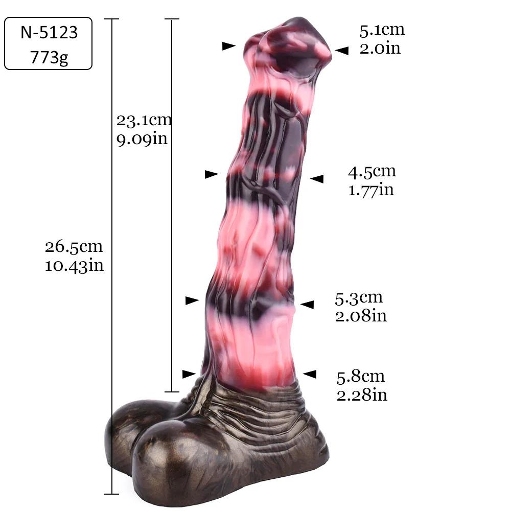 NNSX-fantasy-horse-dildo-N-5123-size