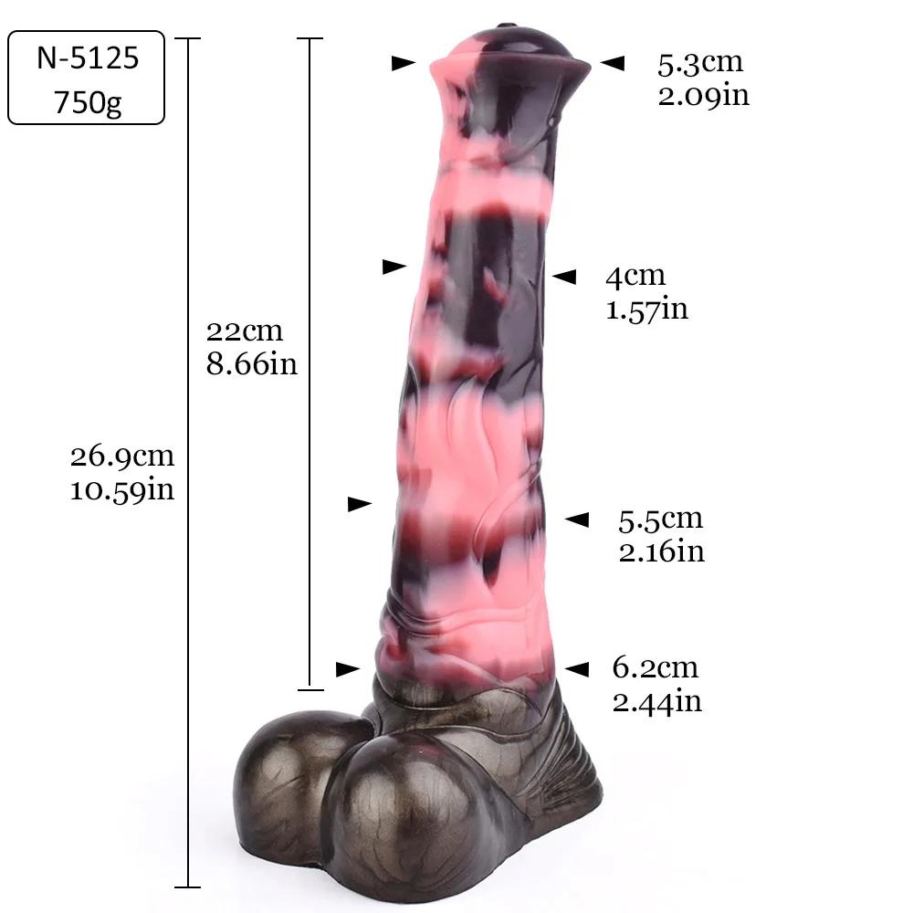 NNSX-fantasy-horse-dildo-N-5125-size