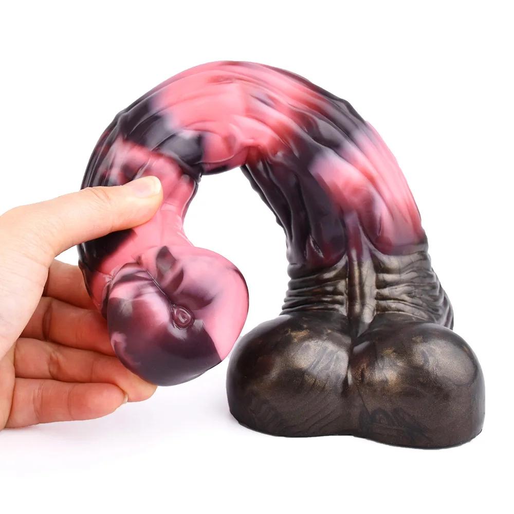 NNSX-fantasy-horse-dildo-bending-with-a-hand