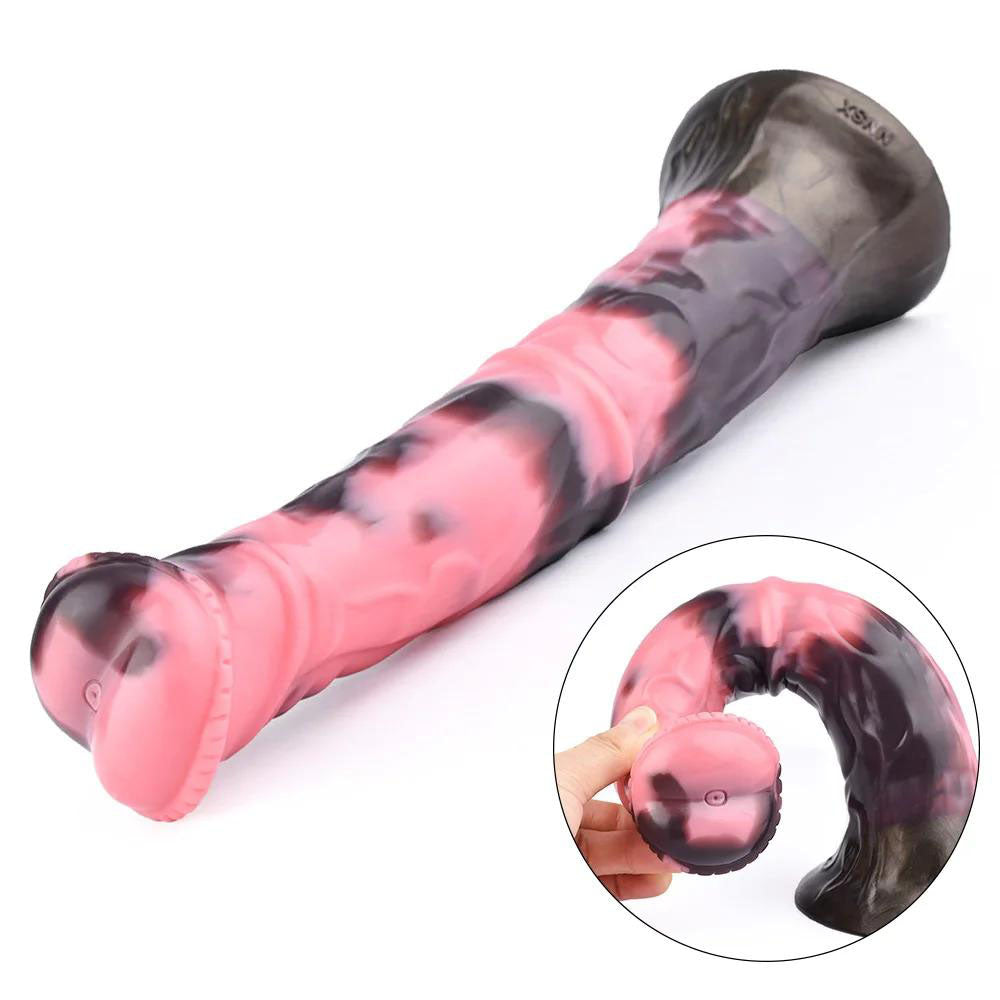 NNSX-fantasy-horse-dildo-lying-down-with-bending-head