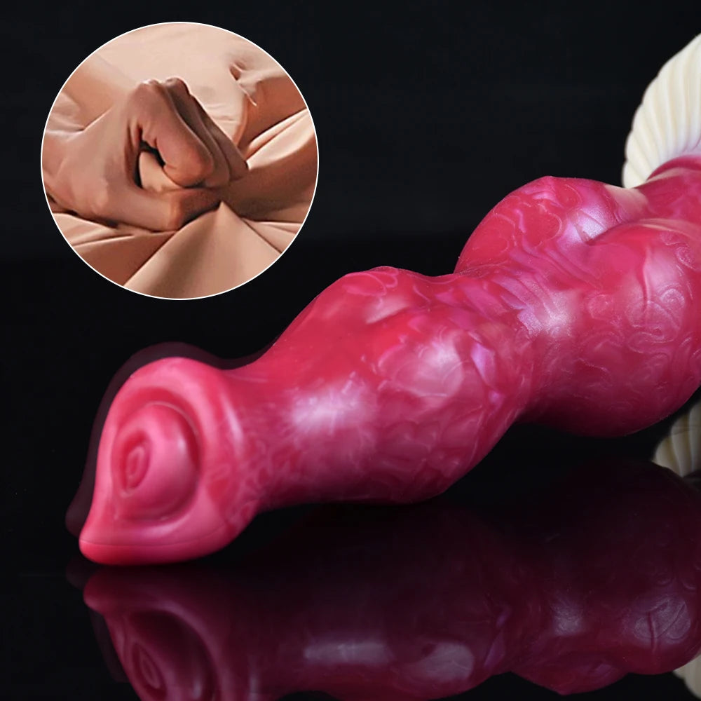 NNSX Wireless Remote Knotted Dildo Vibrator