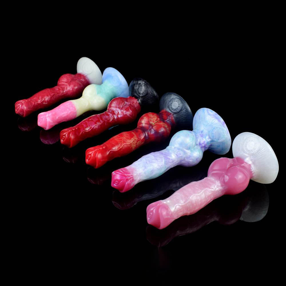 NNSX-wolf-dog-knotted-dildo-6-colors