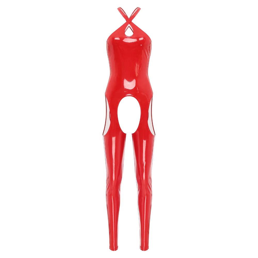 OpenCrotchLatexCatsuitwithStockingsred5