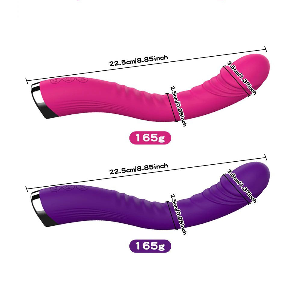 Powerful Vibrating Curved Dildo - Sexdale Luveden Powerful Vibrating Curved Dildo - Sexdale Luveden