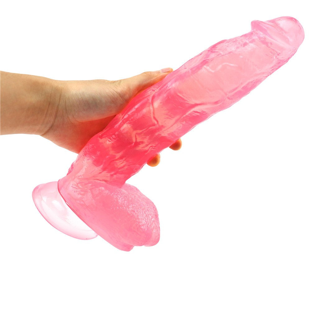 Realistic-12-inch-Dildo-with-Suction-Cup-Pink_-2