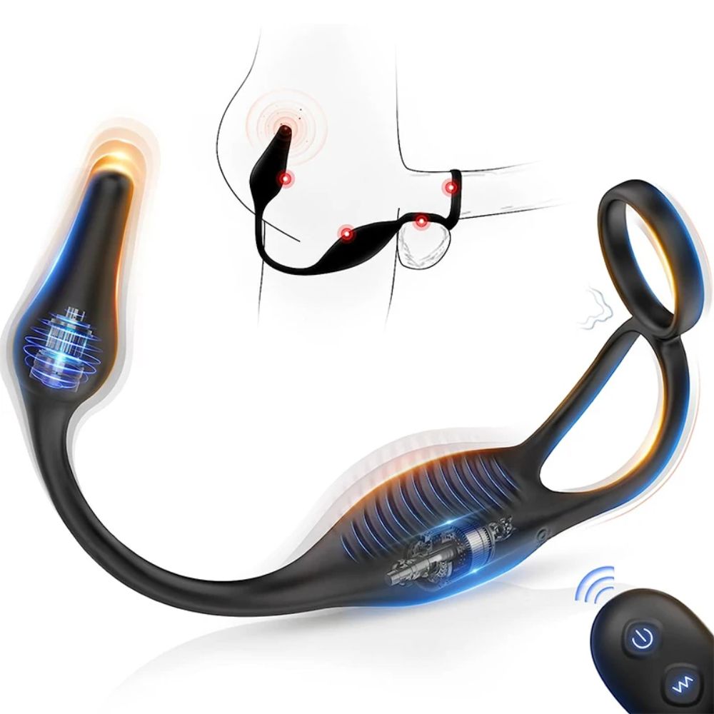 Remote Control Anal Vibrator for Men - Sexdale Luveden Remote Control Anal Vibrator for Men - Sexdale Luveden
