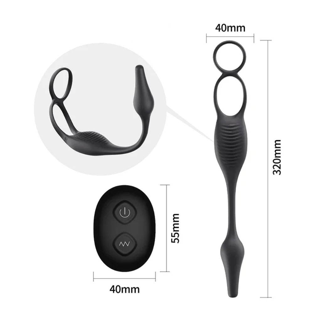 Remote Control Anal Vibrator for Men - Sexdale Luveden Remote Control Anal Vibrator for Men - Sexdale Luveden