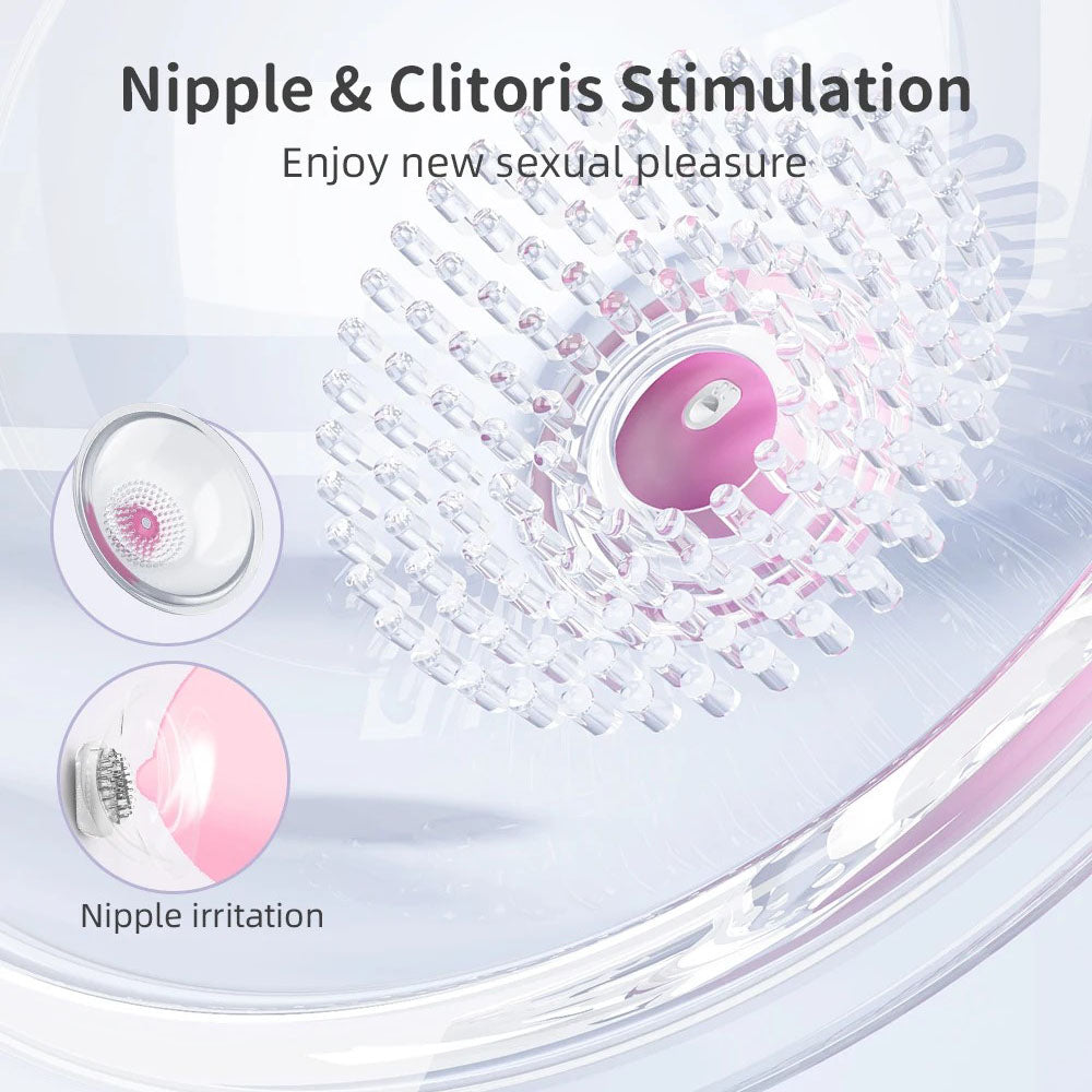 RemoteControlBreastVibratorNippleStimulatorNippleandClitStimulation