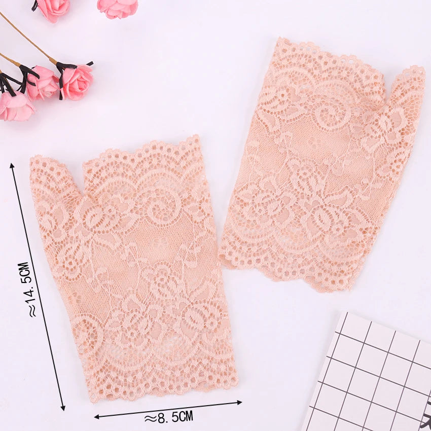 Sexy Lace Fingerless Driving Gloves