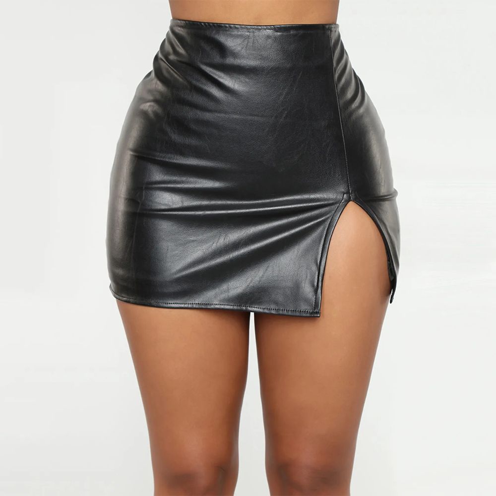 Solid-Color-PU-Clubwear-Mini-Skirt-Black_1