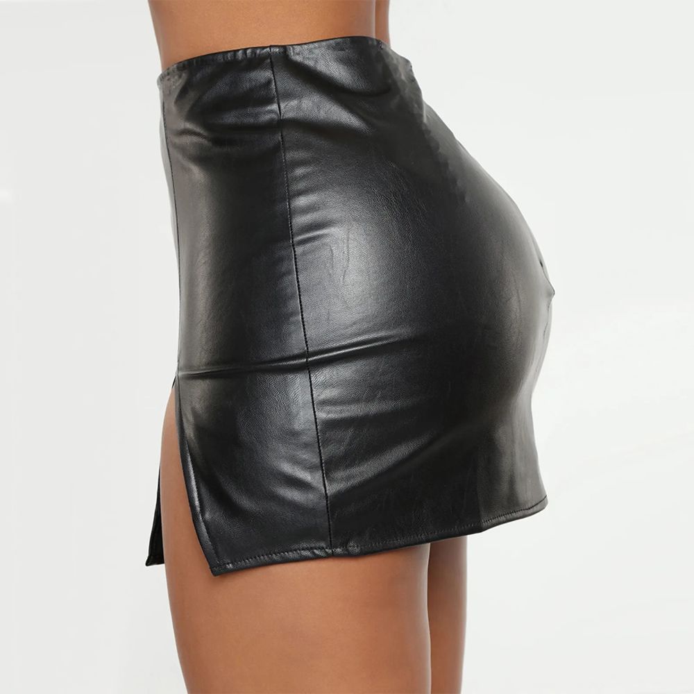 Solid-Color-PU-Clubwear-Mini-Skirt-Black_2