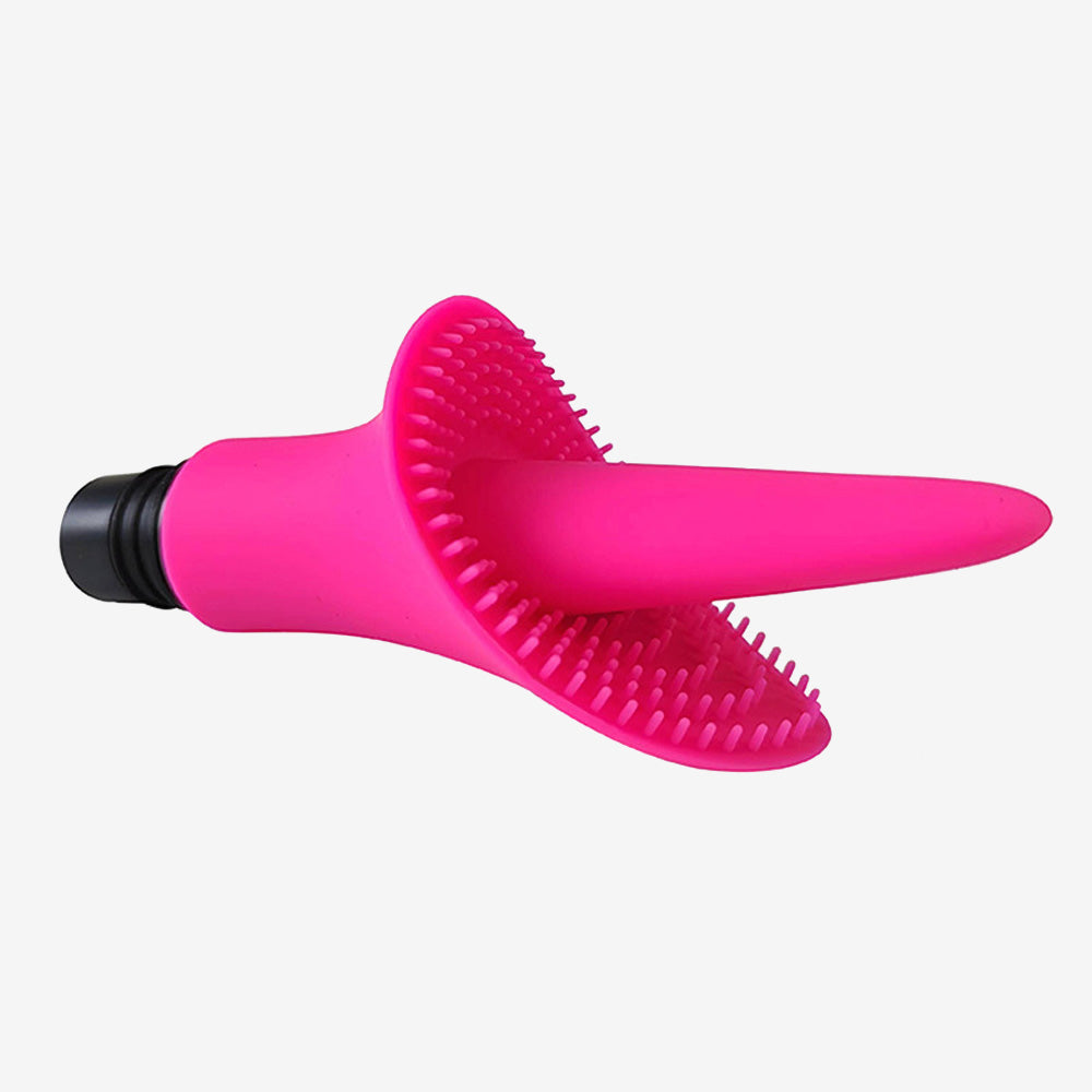 Tongue-Shaped Head for Massage Gun