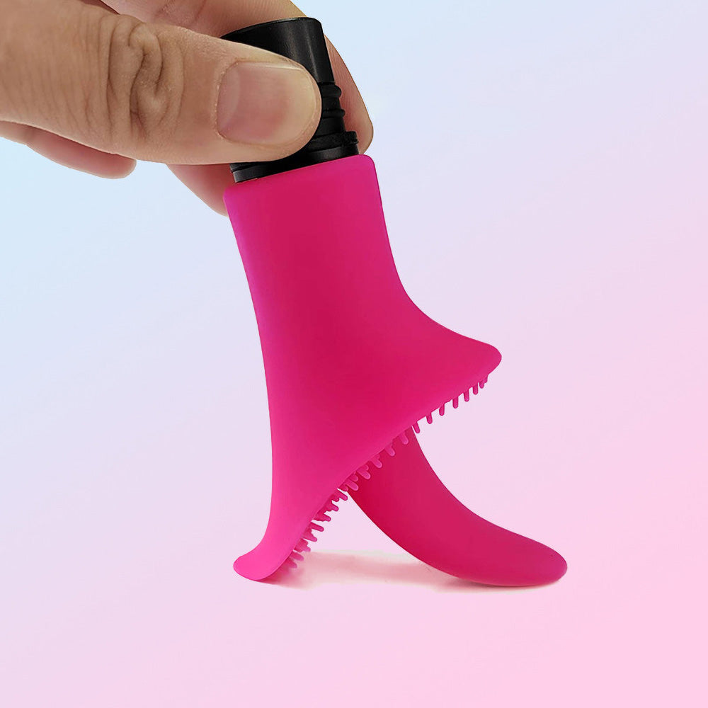 Tongue-Shaped Head for Massage Gun