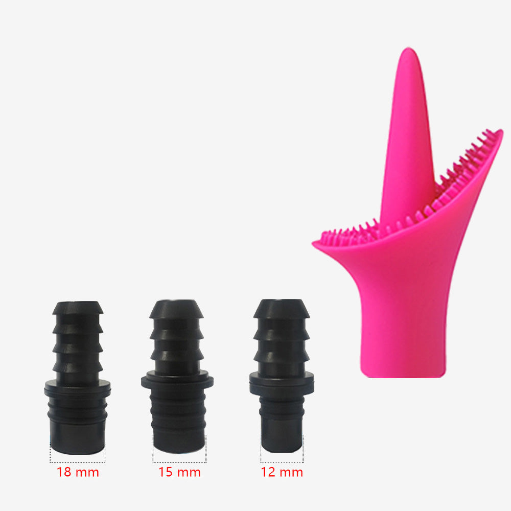 Tongue-Shaped Head for Massage Gun