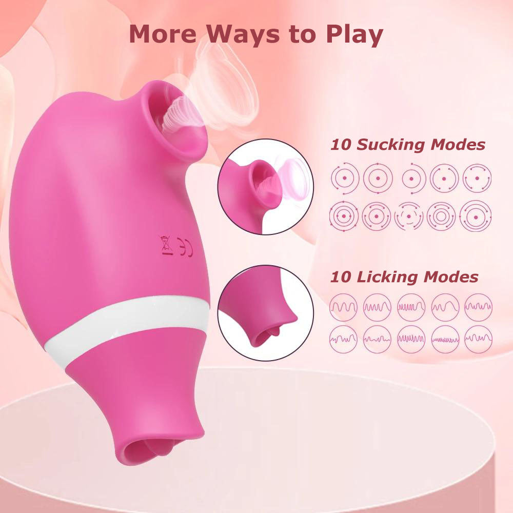 Travel-Friendly-2-in-1-Sucking-and-Licking-Vibrator-10-modes