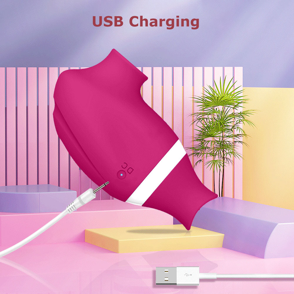 Travel-Friendly-2-in-1-Sucking-and-Licking-Vibrator-USB-Charging