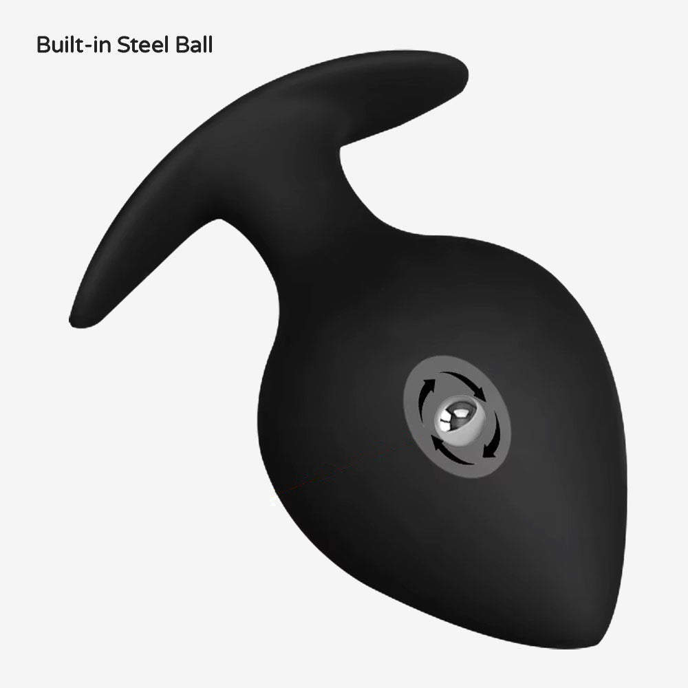 Walk ’n’ Wiggle Egg Anal Plug with T-base