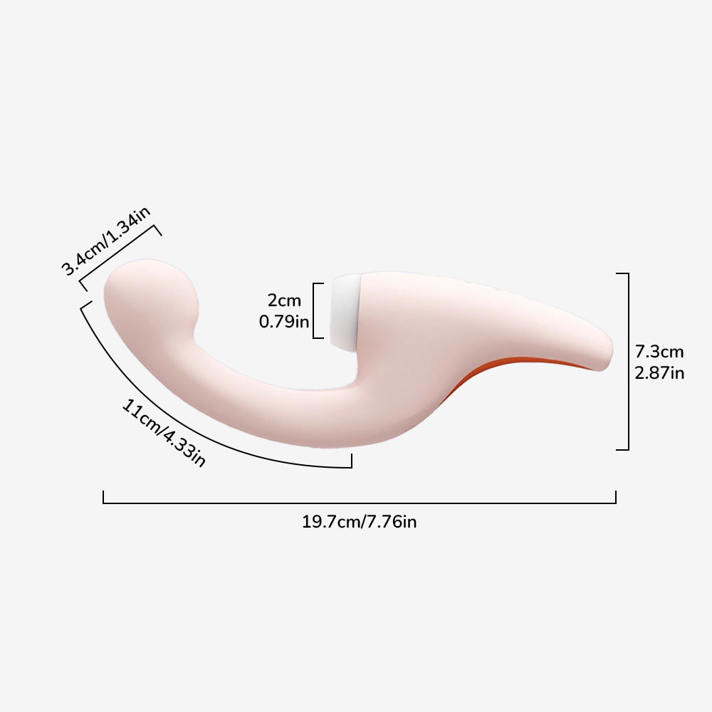 Yutu Chorus Fingering Vibrator with Clit Sucker