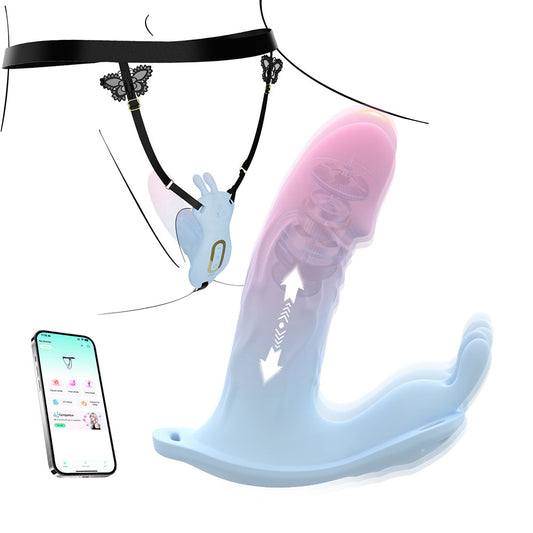 App-Controlled Thong Thrusting Rabbit Vibrator