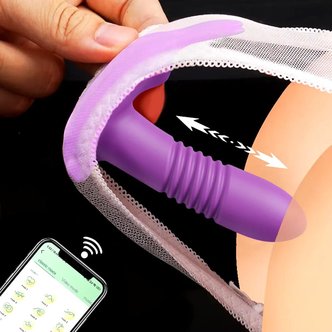 App Controlled Thrusting Rabbit Vibrator